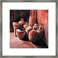 Pompeii - Jars Framed Print