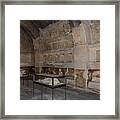 Pompeii Plaster Casts - Stabian Baths 1b Framed Print