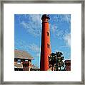 Ponce Inlet Light Framed Print