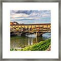 Ponte Vecchio Florence Italy 7k_dsc2439_09152017 Framed Print