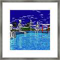 Pool Party Framed Print