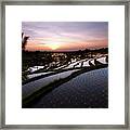 Pools Of Rice Framed Print