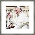 Pope Francis Papal Visit Framed Print