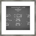 Porsche 911 Patent 1964 Framed Print