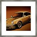 Porsche 911 Turbo 1976 Painting Framed Print