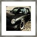 Porsche 911 Sc Targa In Black Framed Print