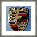 Porsche Badge Framed Print