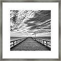 Port Hueneme Pier B/w Framed Print