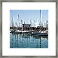 Port Vell Pier Framed Print