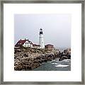 Portland Head Light Framed Print