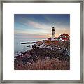 Portland Headlight Framed Print