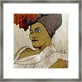 Portrait Of A Caribbean Beauty Framed Print