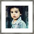 Portrait Of A Child Framed Print