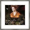 Portrait Of A Lady Framed Print