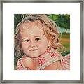 Portrait Of Child Framed Print