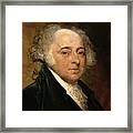 Portrait Of John Adams Framed Print