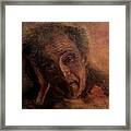 Portrait Of Marc Chagalle Framed Print