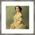 Portrait Of Princess Of Baden Framed Print