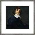 Portrait Of Rene Descartes Framed Print