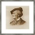 Portrait Of Richard Wagner Framed Print