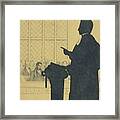 Portrait Of The Reverend John Jacob Robertson Addressing Framed Print