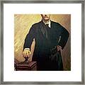 Portrait Of Theodore Roosevelt Framed Print