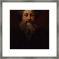 Portrait Of William Morris Framed Print