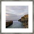 Portreath Harbour, Cornwall Uk Framed Print