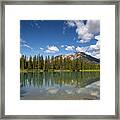 Postcard From Banff Framed Print