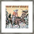 Poster For Buffalo Bill's Wild West Show Framed Print