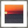 Pour Some Sunset Framed Print