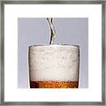 Pouring Beer Framed Print