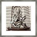 Power On Land At Hofburg Palace In Vienna Framed Print