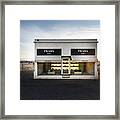 Prada Marfa Is A Permanently Installed Sculpture By Elmgreen And Dragset Near The Town Of Valentine Framed Print