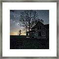 Prairie Gold And Milky Way Framed Print