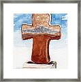 Prayer Cross Framed Print