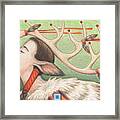 Prayer Of Elk Woman Framed Print