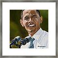 President Barack Obama Framed Print