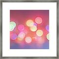 Pretty Pastels Abstract Framed Print