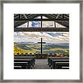 Pretty Place Chapel - Blue Ridge Mountains Sc Framed Print