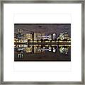 Pretty Portland Reflection In The Framed Print