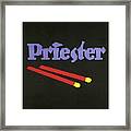 Priester - Matches - Vintage Advertising Poster Framed Print