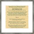 Prohibition Repeal Framed Print
