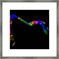 Projected Body Paint 2094947a Framed Print