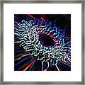 Psychedelic Neon Framed Print