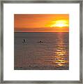 Puerto Vallarta Sunset Framed Print