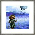 Puffaloon Lake - Fantasy Landscape Portrait Framed Print