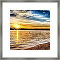 Puget Sound Sunrise Framed Print