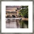 Pulteney Bridge In Bath Framed Print