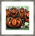 Pumpkin Party Framed Print
